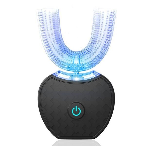 360 Degrees Intelligent Automatic Electric  Toothbrush Waterproof U Type Tooth Brush Whitening Blue Light USB Charging - Image 4