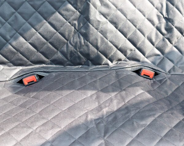 Dog Car Seat Cover View Mesh Pet Carrier Hammock Safety Protector Car Rear Back Seat Mat With Zipper And Pocket For Travel - Image 8