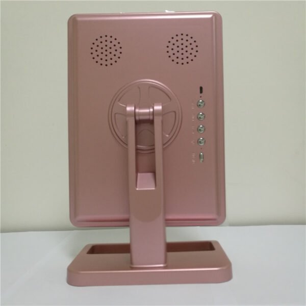 Touch Screen Makeup Mirror With 20 LED Light Bluetooth Music Speaker 10X Magnifying Mirrors Lights - Image 3