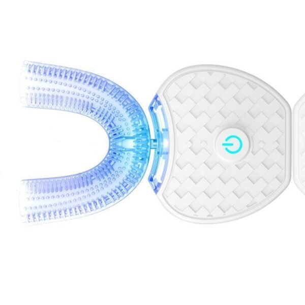 360 Degrees Intelligent Automatic Electric  Toothbrush Waterproof U Type Tooth Brush Whitening Blue Light USB Charging - Image 6