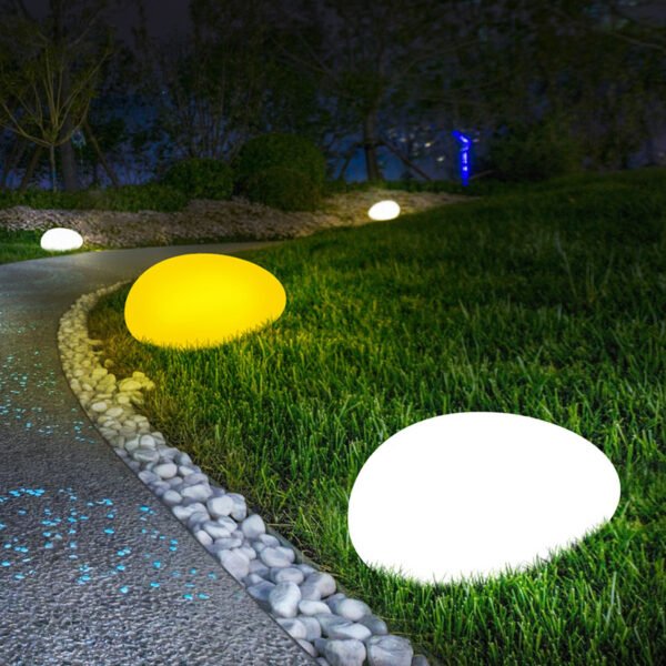 Solar light stone LED grass lamp - Image 7
