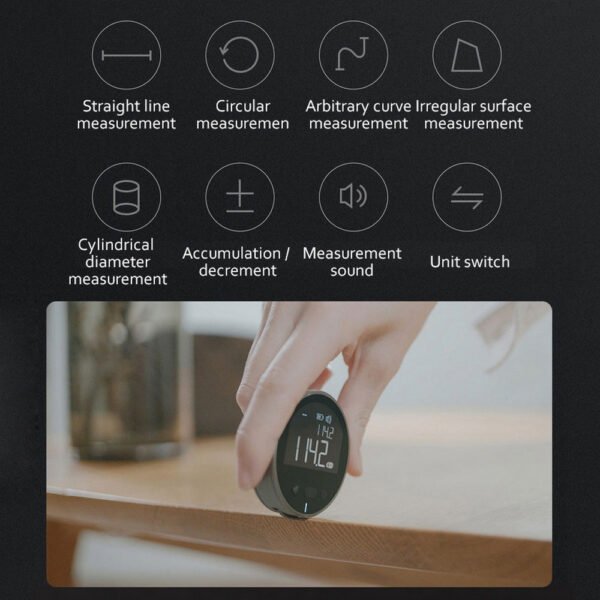 Distance Measuring Instrument Electronic Measuring Ruler Tape Measure High Definition Digital LCD High Precision Electronic Measuring Ruler Tool - Image 8