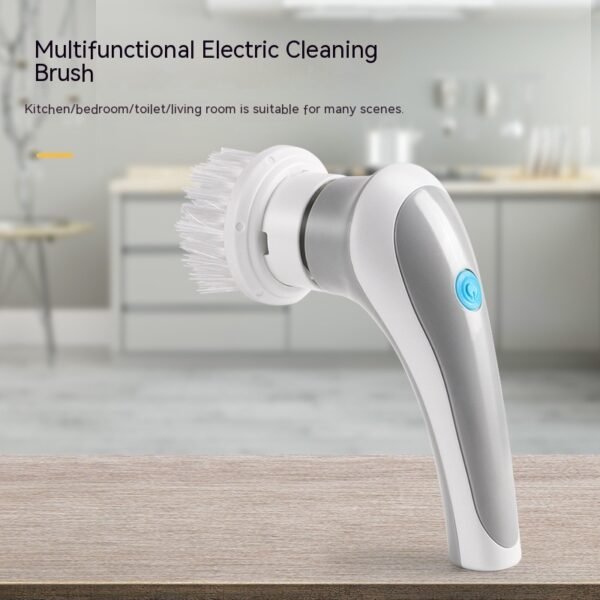 Electric Cleaning Brush 4 In 1 Spinning Scrubber Handheld Electric Cordless Cleaning Brush Portable - Image 8
